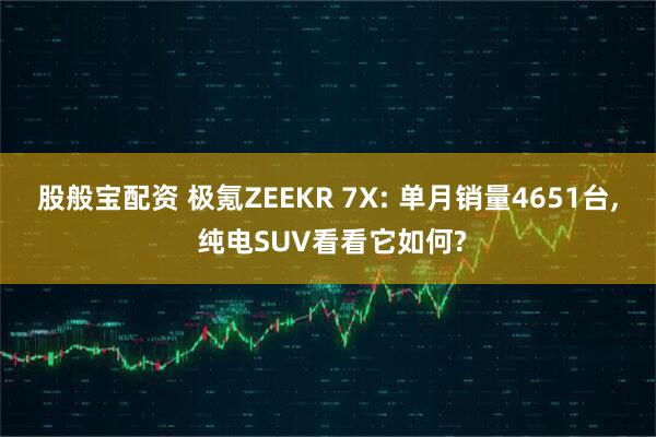 股般宝配资 极氪ZEEKR 7X: 单月销量4651台, 纯电SUV看看它如何?