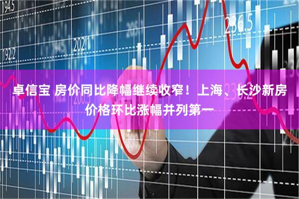 卓信宝 房价同比降幅继续收窄！上海、长沙新房价格环比涨幅并列第一